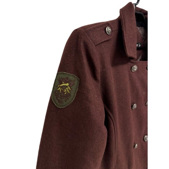 Member's Property women's wool blend lined jacket collared double breast size L - Picture 6 of 13